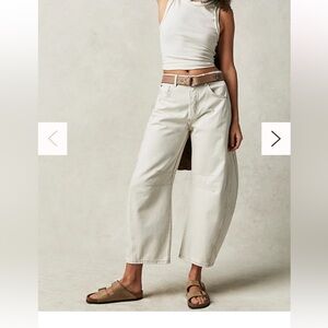 Free people good luck barrel Jean